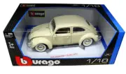 Bburago 1/18 1955 Volkswagen Beetle Bug Gold Series Beige Model Car 18-12029 BEI