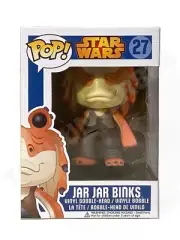 Funko Pop! Star Wars #27 Jar Jar Binks Vaulted NIB RARE VHTF