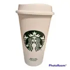 Starbucks Reusable Travel Coffee Cup To Go 16 Ounce BPA Free New White