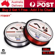 YTQHXY Mono Fishing Line 100m Fishing Line 4lb-40.6lb #0.4-#8.0 Fishing Tackle