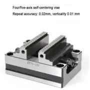 Center Concentric Flat-Nose Pliers Four Turn Table Fixture Self-Centering Vise