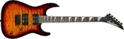Jackson JS Series Dinky JS20 DKQ 2PT, Amaranth board, Transparent Tobacco Burst