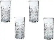 Paşabahçe Timeless Housewares, Glass, Bianco, Pack of 4 (1 Pack)