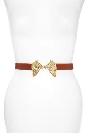 Raina Harvey Horse Clasp Leather Belt