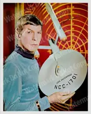 Leonard Nimoy - Signed Reprint Autograph Photo 8x10 Vintage Spock Star Trek