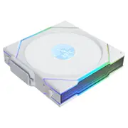 Lian Li UNI Fan TL LCD 140mm Wireless 4-Pin PWM (White) [Single Pack]