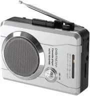 Portable Cassette Player Recorder Vintage AM FM Radio Handheld Compact Cassette