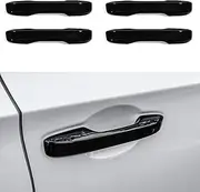CKE Compatible with Honda Civic 2022 2023 2024 2025 for Accord CR-V HR-V 2023 2024 2025 Accessories Car Exterior Door Handle Cover Trims -Glossy Black