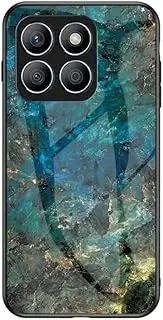 Compatible with OnePlus 11 5G Case,3 in 1 (PC Glass Back Panel+TPU Silicone) Anti-Drop Phone Case Cover Green
