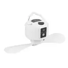 HG USB Powered Ceiling Fan Rechargeable Remote Control With LED Light Portable