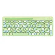 Catzon Joyroom Colorful Bluetooth Keyboard Portable Compact Bluetooth Wireless Keyboard-Green
