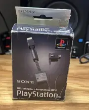 Official Sony Playstation PS1 RFU Adapter New In Box, Rare