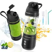 Portable Blender for Shakes and Smoothies, 24oz 300W Travel Blender USB Recha...