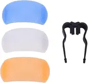 Camera Diffuser Cover, 3 Color 3 in 1 Pop Up Flash Diffuser for DSLR SLR Cameras,Flash Diffuser Cover for DSLR SLR Cameras