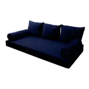 |SLIPCOVER ONLY| V3 Velvet Indoor Daybed Mattress Pillow Pipe Trim Full AD373