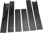 86.6 "Winglet Body Kit with Side Skirt Extended Rocker Diverter Diffuser, Compatible for BMW 14-20 F32 F33 F36 4 Series Sports Car Accessories.(2.2M Black)
