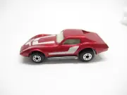 MATCHBOX SUPERFAST #62 RED CHEVROLET CORVETTE W/ WHITE TAMPO MINT