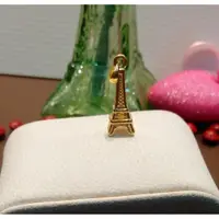 在飛比找蝦皮購物優惠-純金3D立體硬金*巴黎鐵塔*墜子0.53錢  項鍊  推薦禮