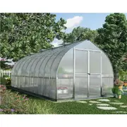 Maze Walk in Polycarbonate Greenhouse Bella 8ft x 20ft
