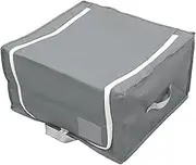 Towa Sangyo Wakupa Style Clothes Storage Bag, M, Gray, Front Opening, Easy to Put In and Take Out, Storage Bag, Clothes Storage Box, Stacking, Clothes Case, Closet