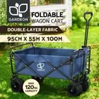 Gardeon Foldable Wagon Garden Cart Trolley Cart Collapsible Outdoor Beach Sport