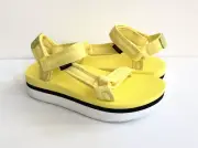 TEVA FLATFORM UNIVERSAL MESH PRINT LIMELIGHT PLATFORM SANDAL US 8 / EU 39 / UK 6