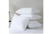 Luxury Plush Down Microfibre Medium Firm Pillows - 4 Pack