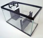 REFUGIUM KIT - 10 Gallon Adjustable Aquarium Sump Kit - Sngl Filter Sock Holder