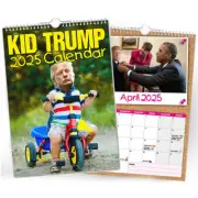 2025 Calendar - Kid Trump – Funny - Quirky - Christmas - Birthday