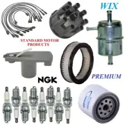 Tune Up Kit Filters Cap Wire Spark Plugs For DODGE RAMCHARGER V8 5.2L,2BBL 82-87