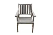 Q FurnitureHardwood Sturdy outdoor Armchair - White