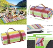 Picnic Blanket Extra Large Outdoor Blankets Waterproof Sand Proof Gift Christmas