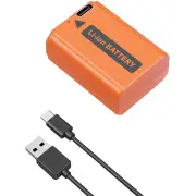 SmallRig NP-FW50 USB-C Rechargeable Camera Battery (Orange) 4965
