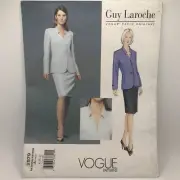 Vogue Patterns 2579 Misses Sz 8-10-12 Jacket & Skirt Sewing Pattern FF UC