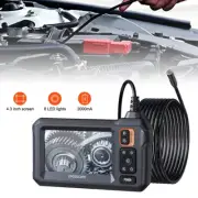 Endoscope Camera 1080P HD Slim Borescope 4.3" Waterproof Inspection Snake Camera