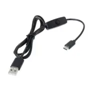 Power USB Cable for Driving Recorder USB to Type-C with ON