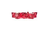 MDG Engraved Zircon Glass Birthstone Dice - July Ruby