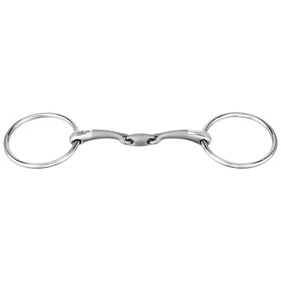 Herm Sprenger Satinox Double Jointed Loose Ring Snaffle- 12mm