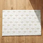 EHOMERY Cute Front Door Mat Funny Welcome Mats for Indoor Retro Pattern Thin Bath Bathroom Under Entrance 45x75cm, Non-Slip Plush Cotton Decor Doormat