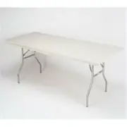Kwik Covers 3096PK-IVORY 30 x 96 in. Fitted Plastic Table Covers With Elastic
