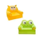 Kids Couch Fold Kids Sofa Bed Convertible Sofa to Lounger Foldable Chair for