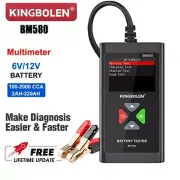 KINGBOLEN Car AGM Auto Battery Tester 6V 12V Cranking Charging Load Analyzer