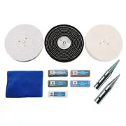 PURUI 11PC Metal Polishing Buffing Kit Use on 6 Bench Grinder