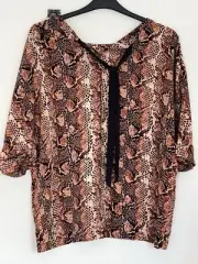 BNWT Primark Animal Floaty Top Size 12
