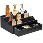 Three-layer Perfume Storage Rack And Storage Display Rack With Drawer