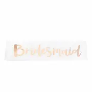 White Brides Maid Team Bride To Be Sash Sashes Hens Night Party Wedding Bridal 18 Types Bridesmaid