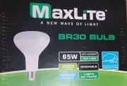 Case 48QTY Maxlite 65w Replacement 8w LED Daylight 5000 BR30 Dimmable Floodlight