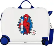Joumma marvel Spiderman Geo Children's Suitcase White 50 x 38 x 20 cm Rigid 1.8 kg Combination Lock Side ABS 1.8 kg 38L Hand Luggage, White, One Size, Children's Suitcase