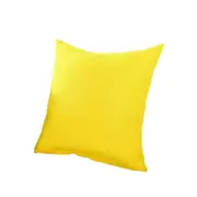 Yellow Plain Cushion Cover