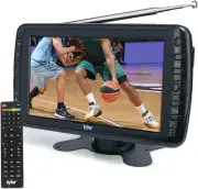 7" Portable TV LCD Monitor Rechargeable Battery Powered Wireless Capability HD-T